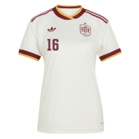 Spanien Rodri Hernandez #16 Bortatröja Dam VM 2026 Kortärmad
